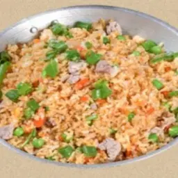Fried Rice with Meat Pieces